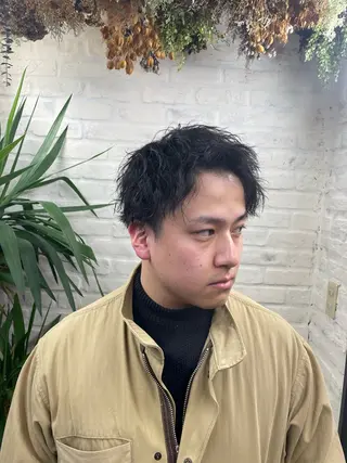 パーマ UNITED  BEAUTY KANAZAWA所属・テラダ ユウシン西金沢のヘアスタイル