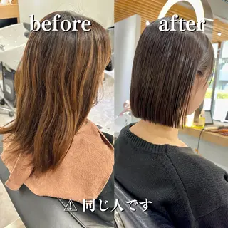 ショート カラー ボブヘアカット Rikapi❤️のヘアスタイル