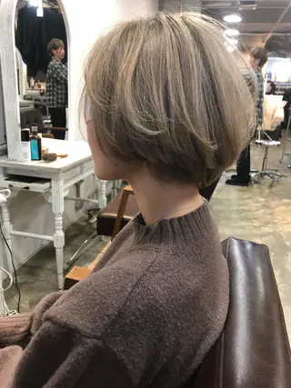 ショート カラー Pia hair Design Yakuin所属・Pia ツボイ ケイタのヘアスタイル