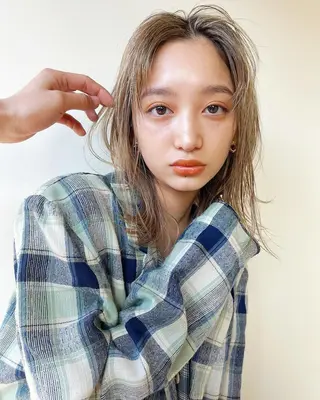 ロング カラー haco＋所属・圧倒的デザイン力 店長🎨RENAのヘアスタイル