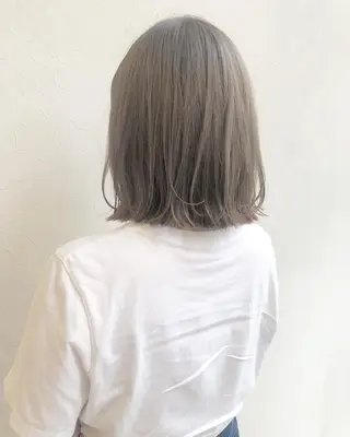 ミディアム カラー nakahara madokaのヘアスタイル