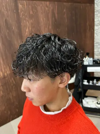 ショート パーマ メンズ 【メンズ限定理容師】 菊池けんたのヘアスタイル