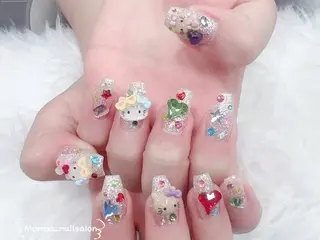 ネイル MoMoA Nail ネイル長さ出し専門店のネイルデザイン