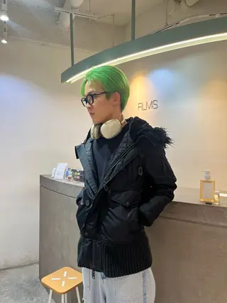 カラー メンズ morita yunaのヘアスタイル