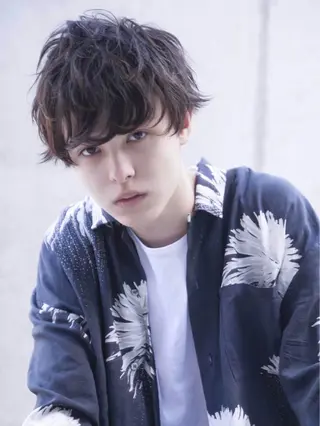 ショート パーマ メンズ lana hair 新宿/髪質改善のヘアスタイル