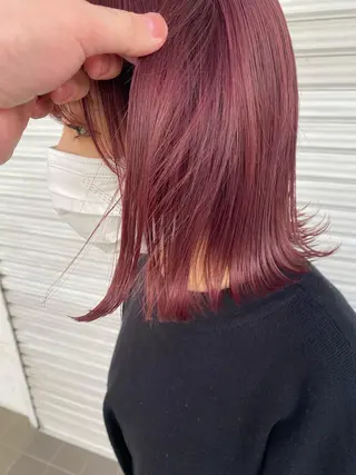 ミディアム カラー lani 天神大名/ブリーチのヘアスタイル