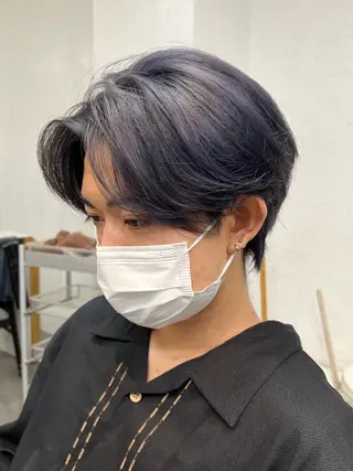 ショート カラー 似合わせヘア/ ハイライト/廣田歩のヘアスタイル