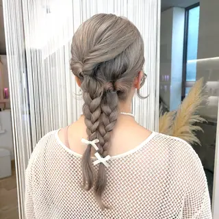 ロング Parve Mix￤ 石原 響子🧸のヘアスタイル