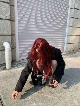 ロング カラー 🤍韓国大人っぽ ベージュMAI🤍のヘアスタイル