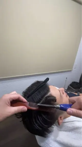 パーマ BARBER STYLES 町田店所属・濡れパン緩パンアイロ ンパーマ💈小山のヘアスタイル