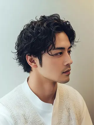 パーマ メンズ Narumi ／モデル様募集中✨のヘアスタイル