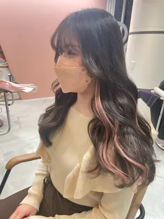 ロング 艶ハイトーン👑♡ NATSUKIのヘアスタイル