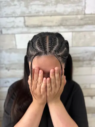 ロング B-W ⭐️REIKOのヘアスタイル