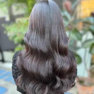 ロング カラー ブリーチなしカラー kana🐱のヘアスタイル