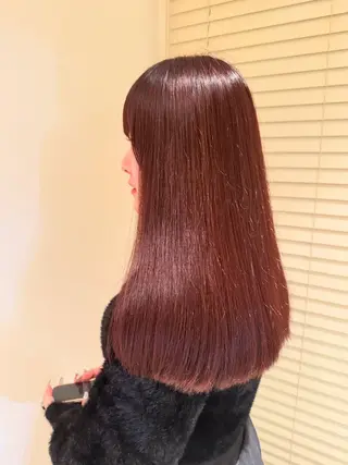 セミロング カラー 🪐レイヤー/美髪 カラー/加野彩果🪐のヘアスタイル