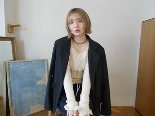 ミディアム カラー karin🌛ボブ/ 透明感たっぷりカラーのヘアスタイル