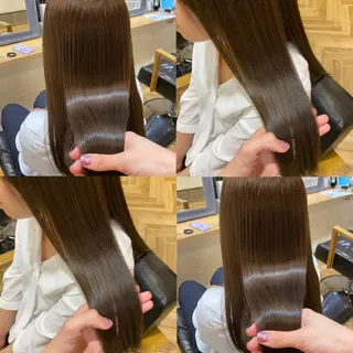 ロング カラー 艶カラー/韓国顔周り 🎀mamiのヘアスタイル