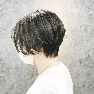 ショート 所渉/韓国レイヤー /ウルフカットのヘアスタイル