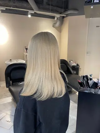 ミディアム ブリーチ🔥ベージュ /グレー/daikiのヘアスタイル