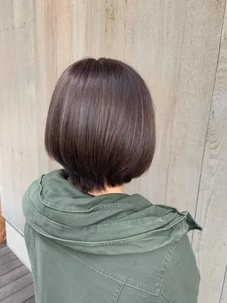 ショート カラー パーマ ヘアアレンジ ハイトーンカラー🤍 山下 優華のヘアスタイル