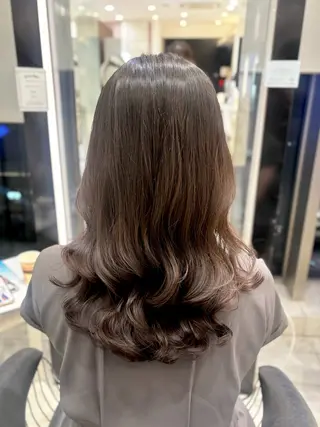 セミロング パーマ 🌸銀座No.1パー マ🌸いでいあやのヘアスタイル