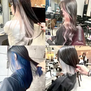 ミディアム カラー ヘアアレンジ Lani5710所属・🌈インナーカラー ‘ショウマ’🌈のヘアスタイル
