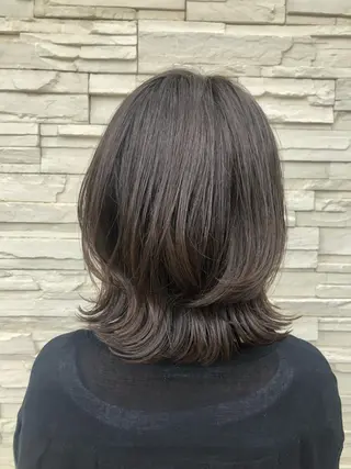 ミディアム 😺ヒアリング 重視😺小川のヘアスタイル