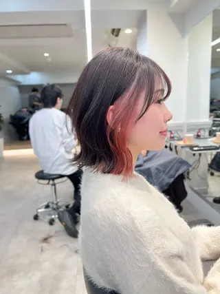 ミディアム 夏山 秀憲のヘアスタイル