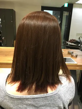 ミディアム カラー 髪質改善ULTOWA ✨松井　美幸のヘアスタイル