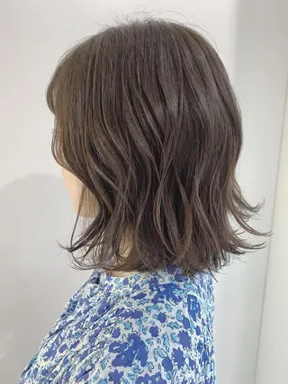 ミディアム カラー ヘアアレンジ レイヤーカット/艶髪 🎀笠原 優花🎀のヘアスタイル