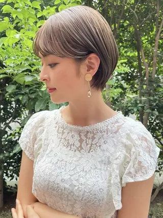 ショート Hello by Sea所属・レイヤー/艶髪/ボブ /くびれ/伊藤　勇司のヘアスタイル