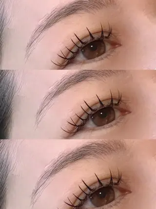 マツエク・マツパ eye・nail salon fixlash 江坂店所属・大山 紗夏のマツエク・マツパデザイン