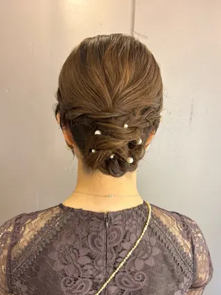 ヘアアレンジ Iris by artina 武蔵小杉店【イリス バイ アルティナ】所属・🎼レイヤー/顔周り カット/nene♬のヘアスタイル