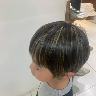 ショート カラー メンズ キッズ 【Sweep】おじま のぞみのヘアスタイル
