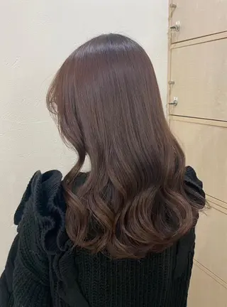 ロング カラー メンズモテパーマ💙 fuwaのヘアスタイル