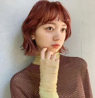 ミディアム Hair Muse'e所属・永富 那於のヘアスタイル