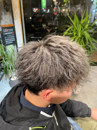 ショート カラー メンズ SHIKI所属・三村 修斗のヘアスタイル