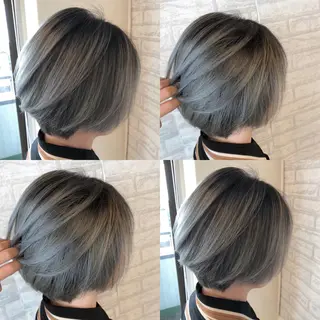 ショート カラー JILBLAN京都 ショート/ハイライトのヘアスタイル