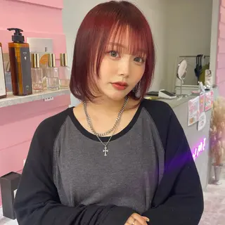 ショート カラー 🎀ミルクティー/暖 色×レイヤー/マリアのヘアスタイル