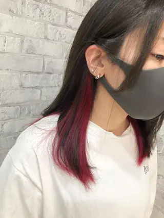 ミディアム カラー ヘアアレンジ 秋山 幸太のヘアスタイル