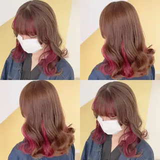 カラー 渋谷:インナーカラー ／🍒エリカ🍒のヘアスタイル