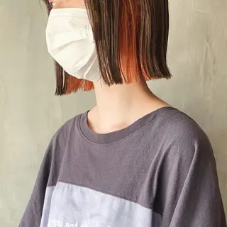 ショート カラー SAKURA 原宿所属・なかの たくみのヘアスタイル