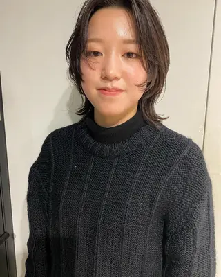 ミディアム カラー パーマ ヘアアレンジ メンズ キッズ ネイル マツエク・マツパ アイブロウ パーマスタイル🔅 sayacaのヘアスタイル