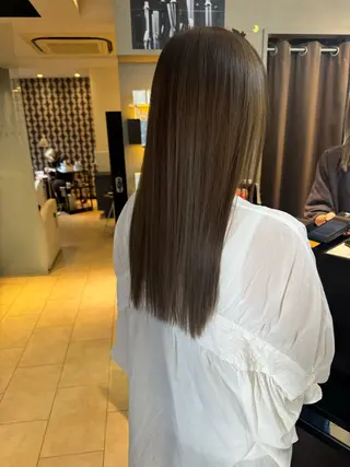 セミロング 🍒暖色カラー🍒 ✨髪質改善✨西村亜弥のヘアスタイル