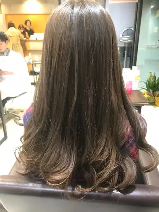 セミロング カラー パーマ ヘアアレンジ メンズ キッズ ネイル マツエク・マツパ MODEK's西宮店 マネージャー神道有基のヘアスタイル