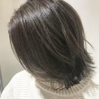 カラー ミディアム 竹内啓太 ボブのヘアスタイル