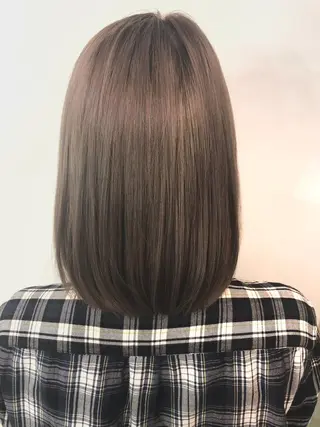 ミディアム カラー SNSで大バズり‼️ 欧米風ヘア大ヒット中のヘアスタイル