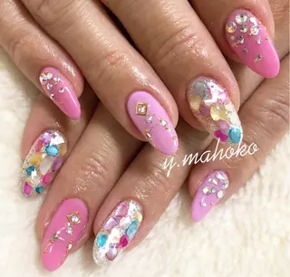 ネイル She nail studio 原宿所属・パラジェル有/ スカルプ/mahoのネイルデザイン