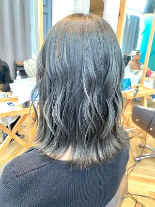 ミディアム カラー 💎レイヤーカット× 髪質改善💎後藤陸のヘアスタイル