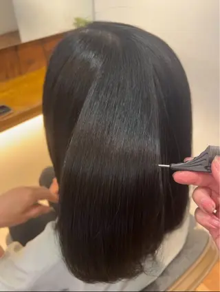 セミロング レイヤー/艶髪カラー 🌷油科あい🌷のヘアスタイル